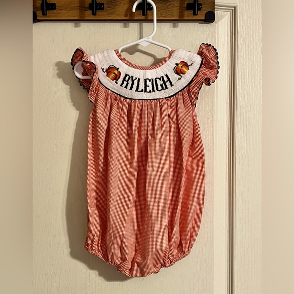 Smocked RYLEIGH Fall Bubble! - Picture 1 of 4